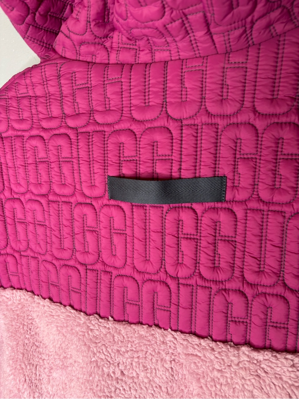 UGG IGGY SHERPA HALF ZIP HOODED JACKET - Picture 7 of 10